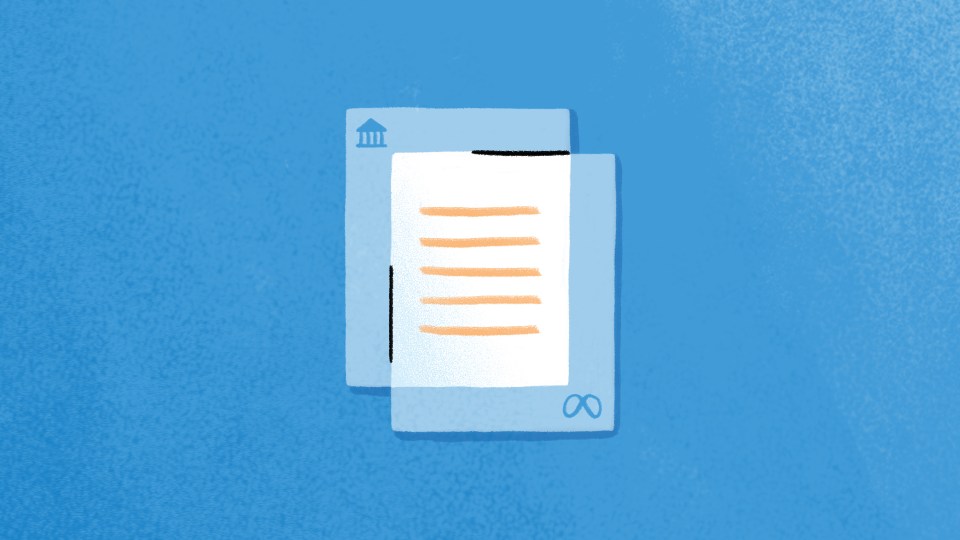 Illustration of sheets of paper