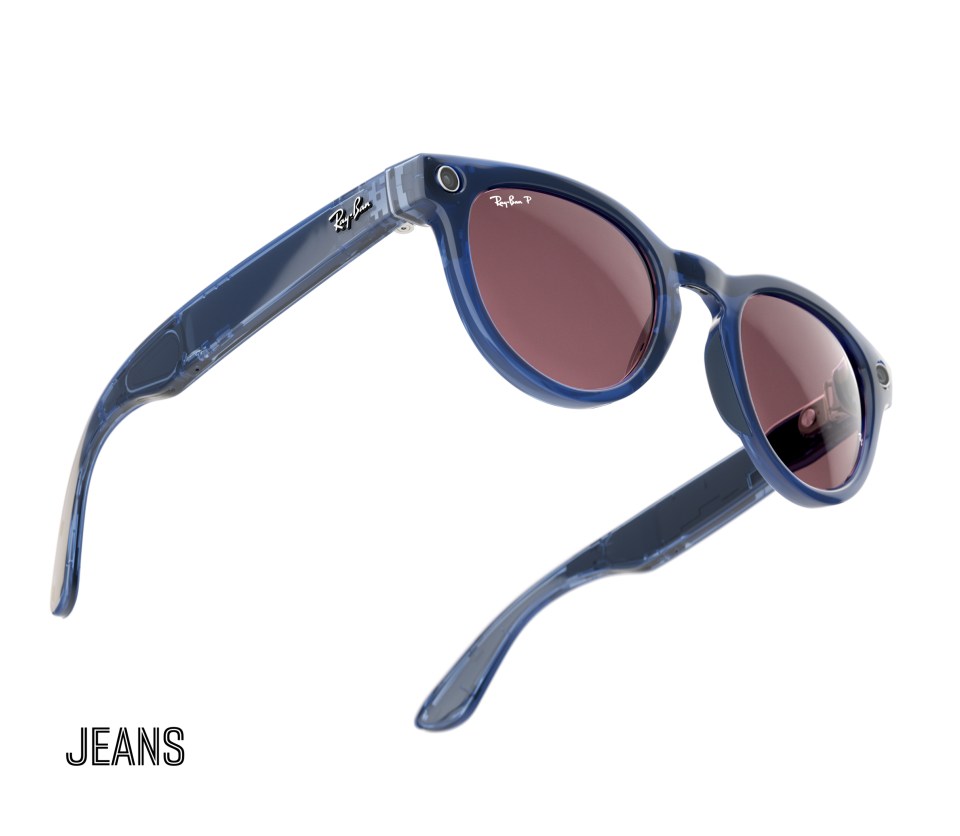 Ray-Ban Meta smart glasses in Jeans colorway