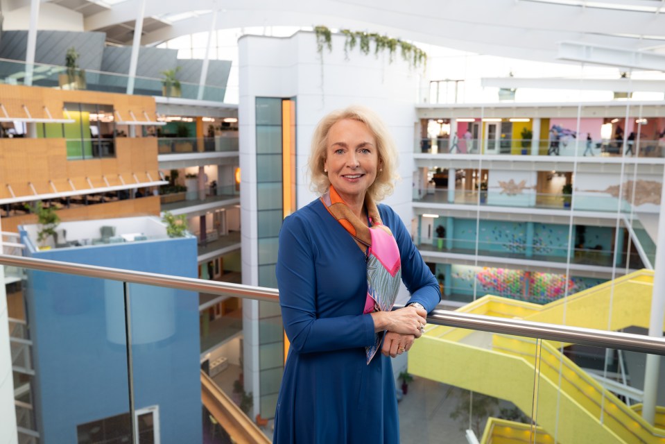 Anne O'Leary at Meta's newly opened Ballsbridge Dublin campus