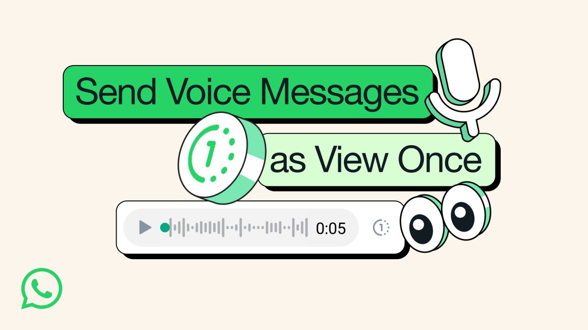 صورة Introducing View Once Voice Messages on WhatsApp