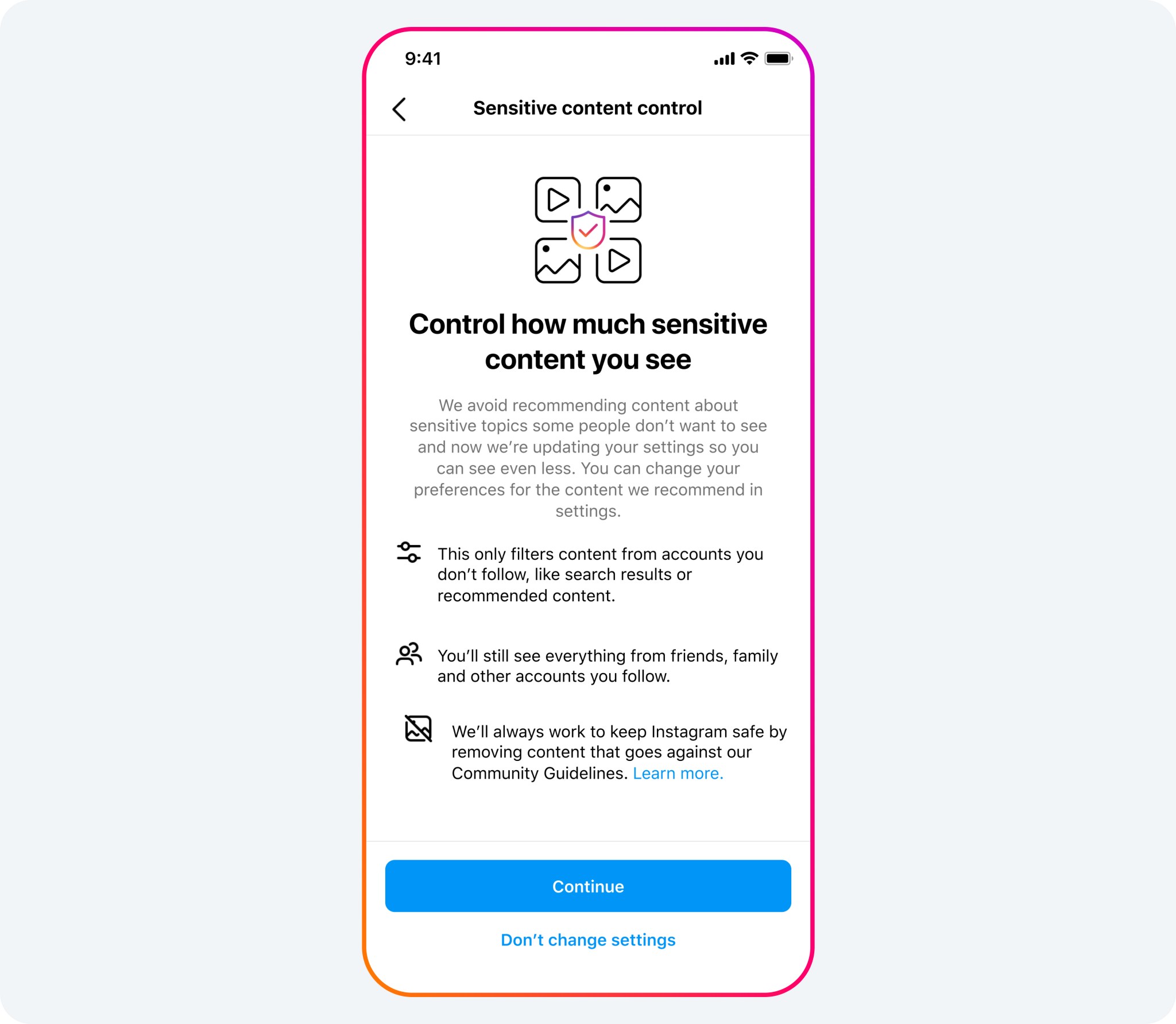 Relive Apps Inappropriate New Protections to Give Teens More Age-Appropriate Experiences on Our Apps