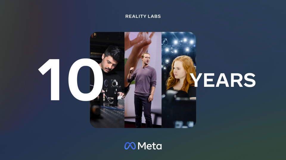 Three images to celebrate 10 years of Reality Labs.