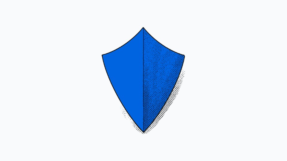 Illustration of Meta security shield
