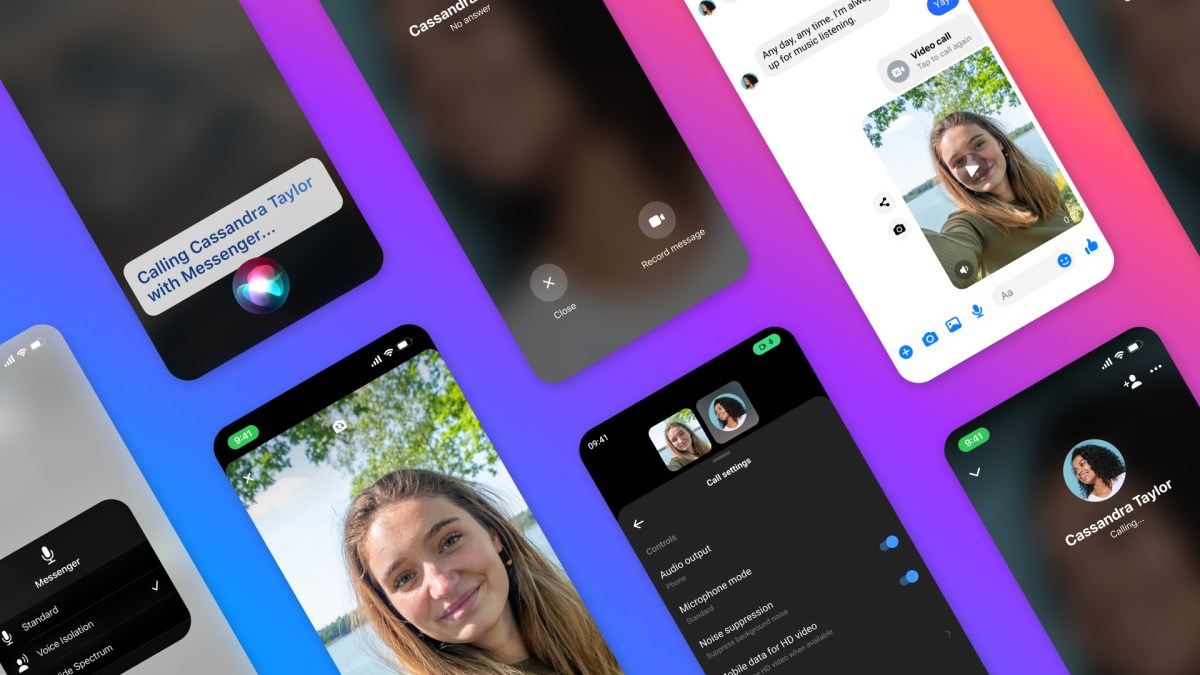 Introducing AI Backgrounds, Noise Suppression and More for Messenger Calling