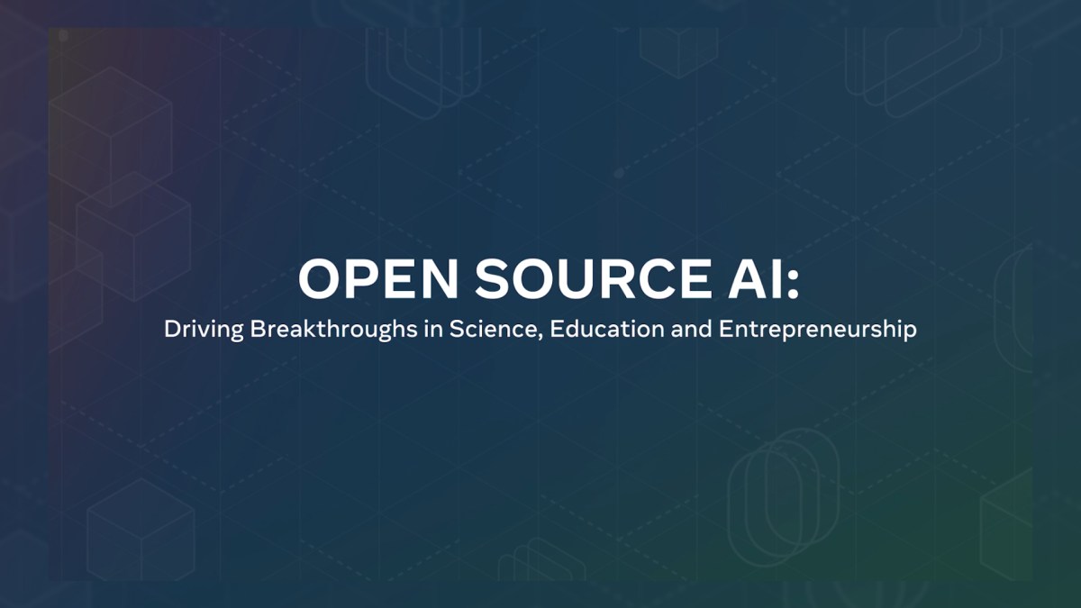 Open Source AI is Leading to Breakthroughs in Healthcare, Education and Entrepreneurship Open Source AI is Leading to Breakthroughs in Healthcare, Education and Entrepreneurship