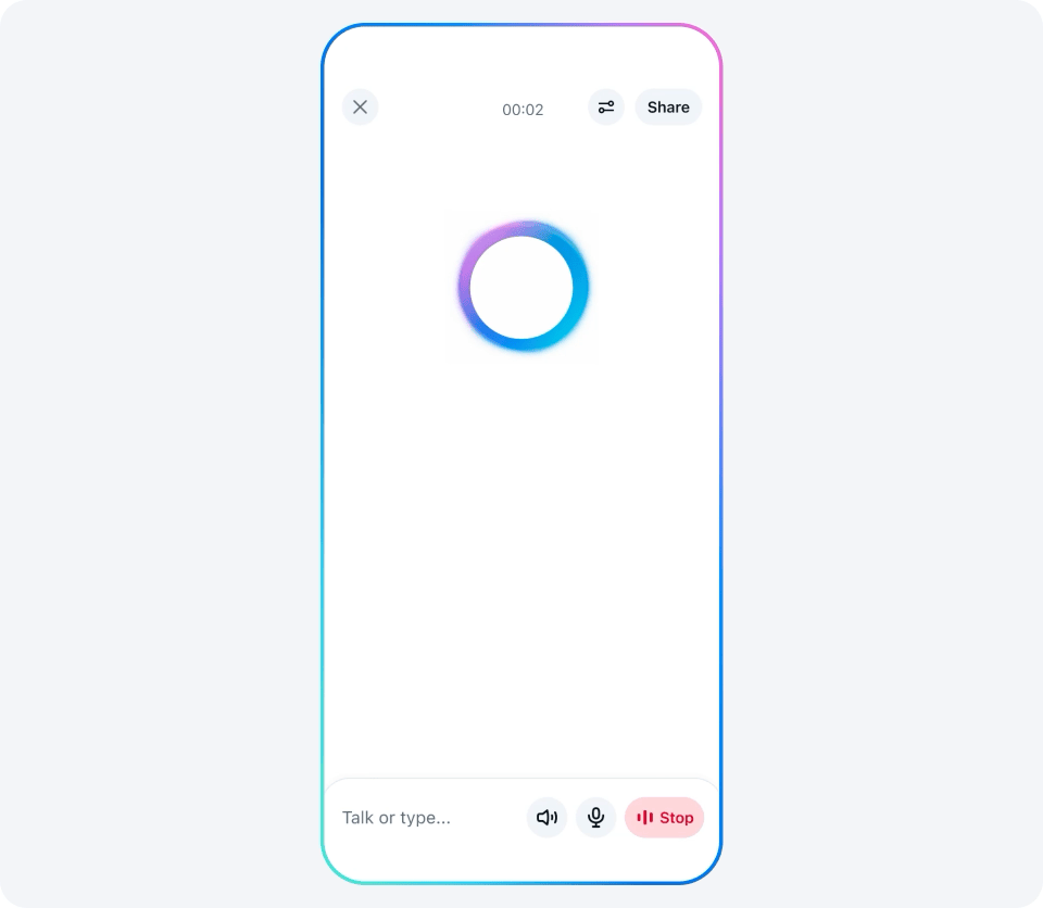 Screen showing the Meta AI toggle function