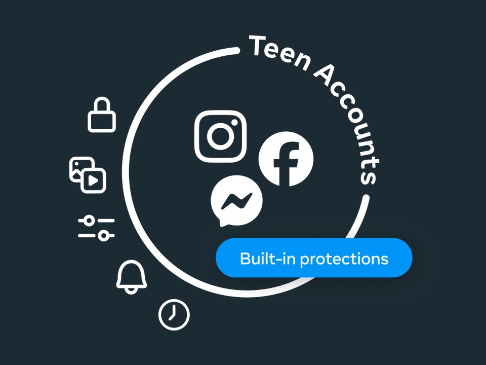 Meta Teen Accounts 官方宣傳圖|來源:Meta Newsroom