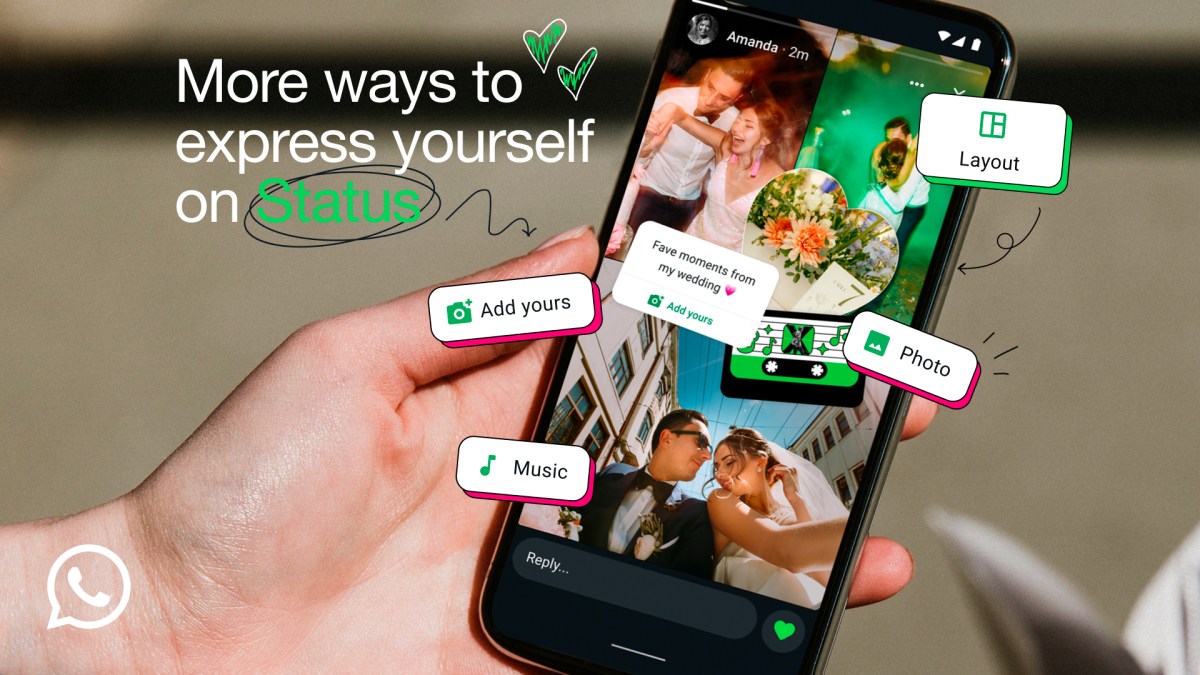 New Music, Layout and Sticker Options in WhatsApp Status