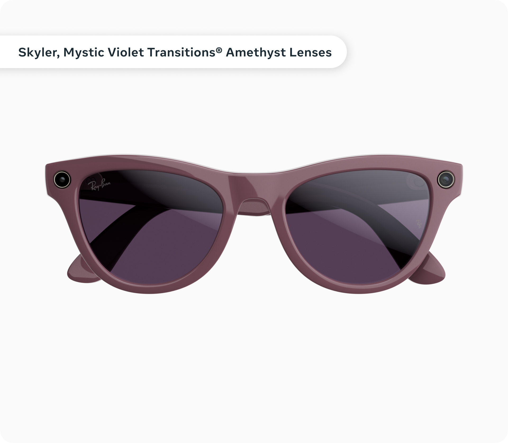 Ray-Ban Meta Gen 2 Skyler 미스틱 바이올렛 &mdash; 공식 제품 이미지