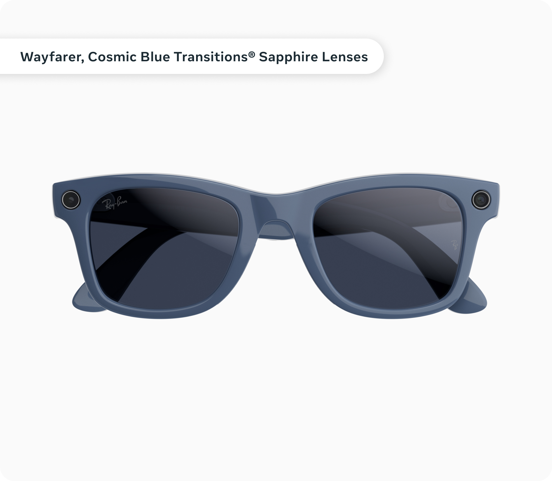 Ray-Ban Meta Gen 2 Wayfarer 코스믹 블루 &mdash; 공식 제품 이미지