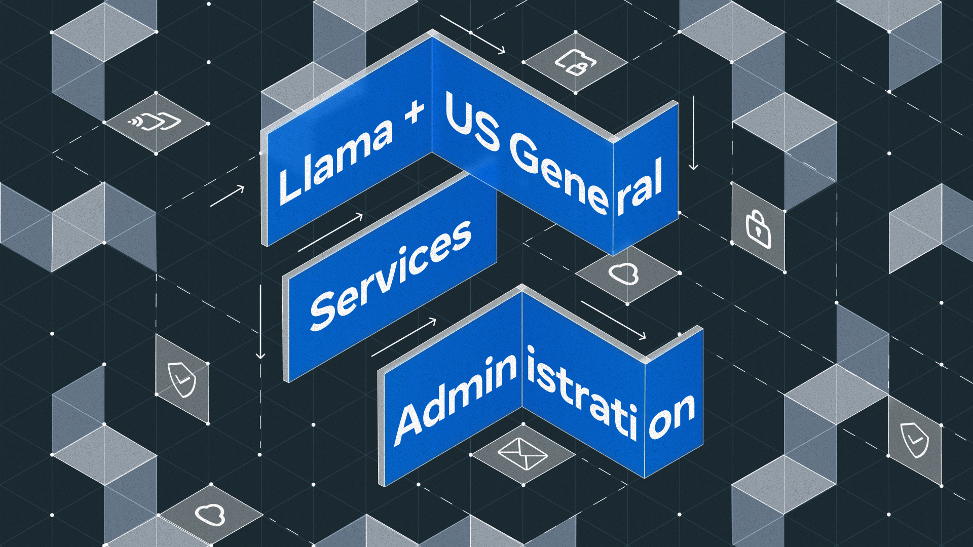 Llama x GSA partnership graphic