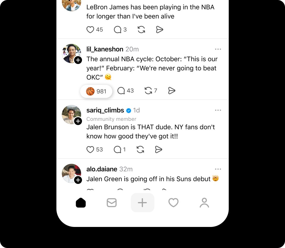 Custom Like button for basketball