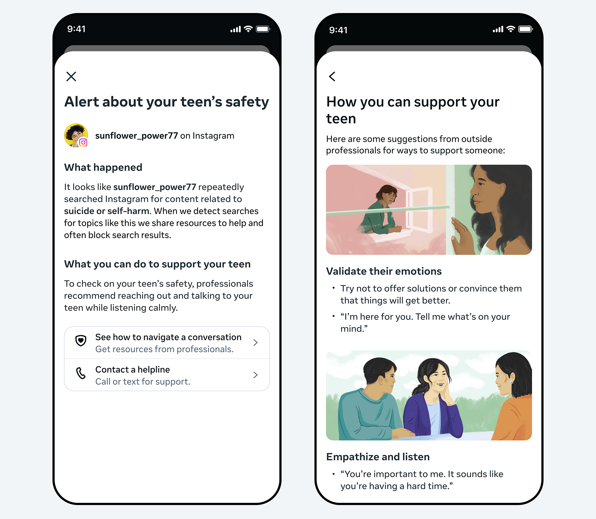 Parent notification YU