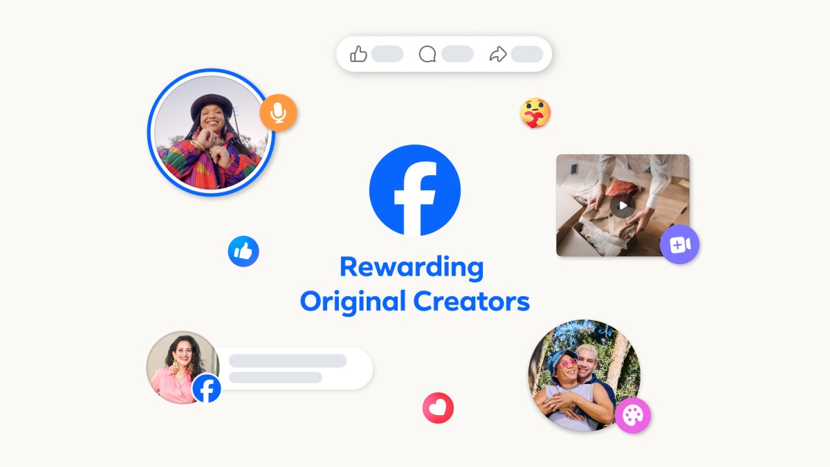 Rewarding Original Creators on Facebook