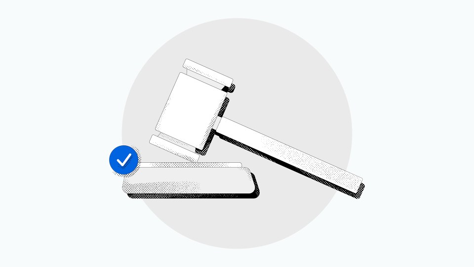 Illustration of a gavel