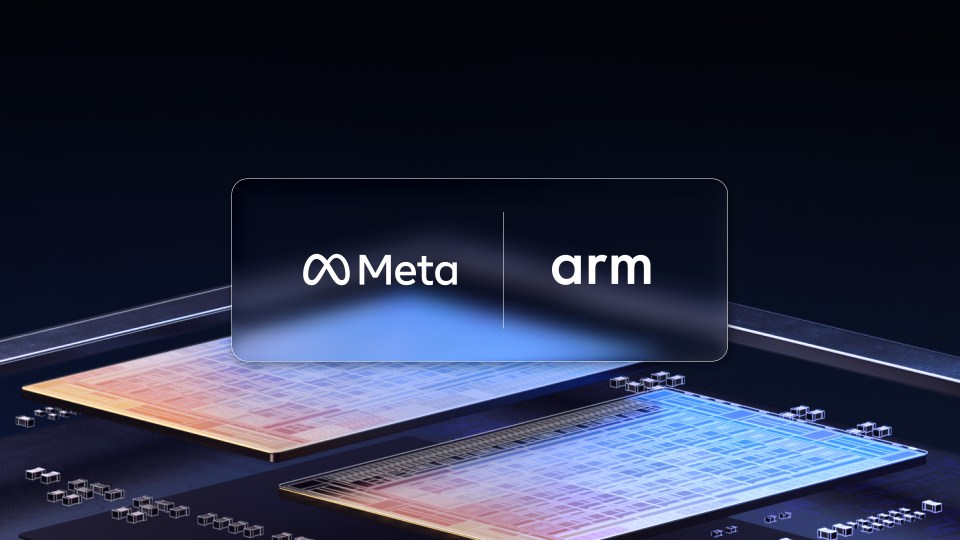 Meta and Arm logos