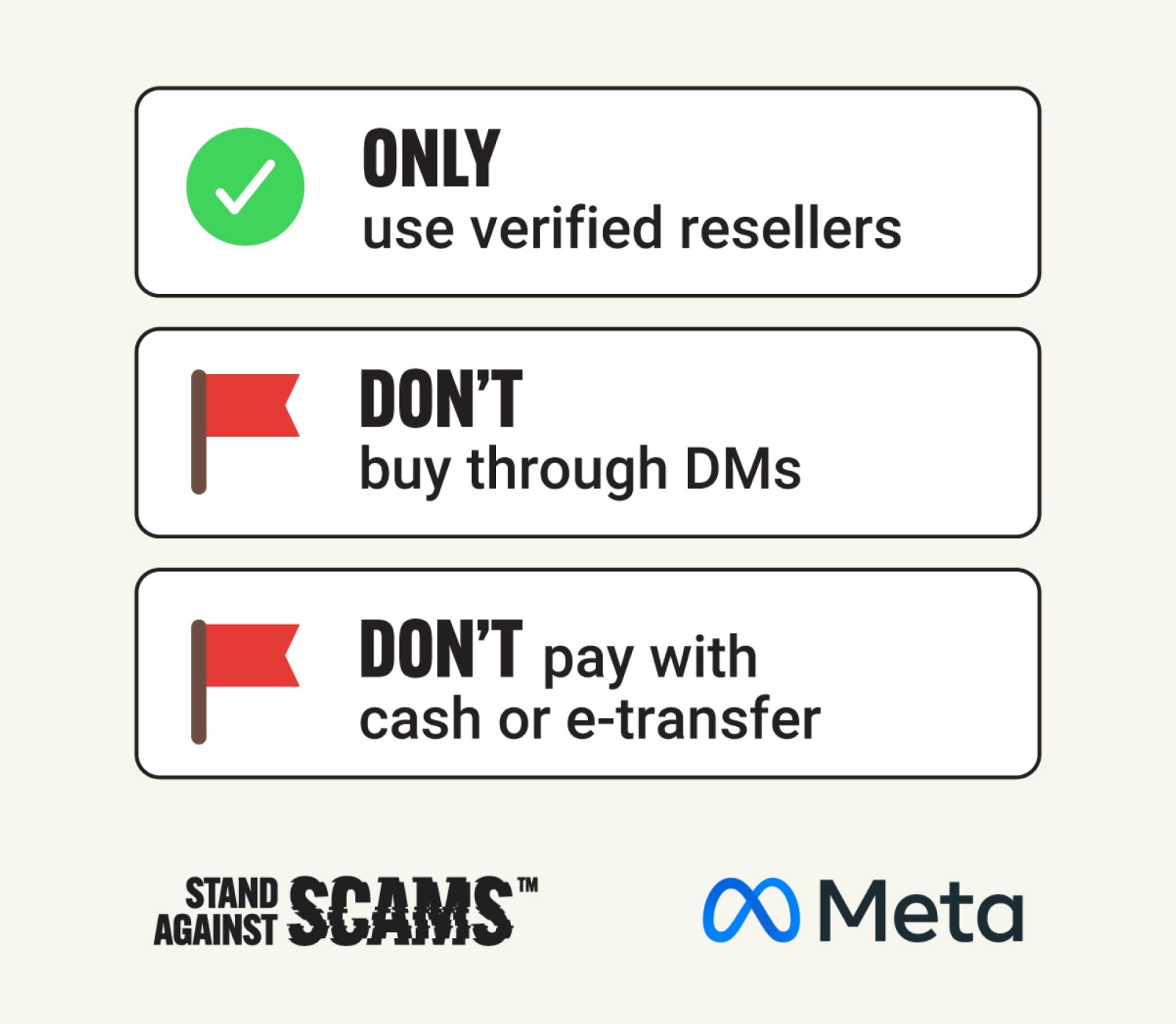 Meta and Canadian Anti-Scam Coalition collaboration graphic