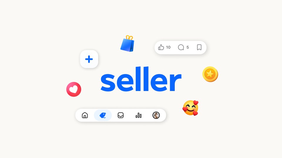 Collage of Seller app UI