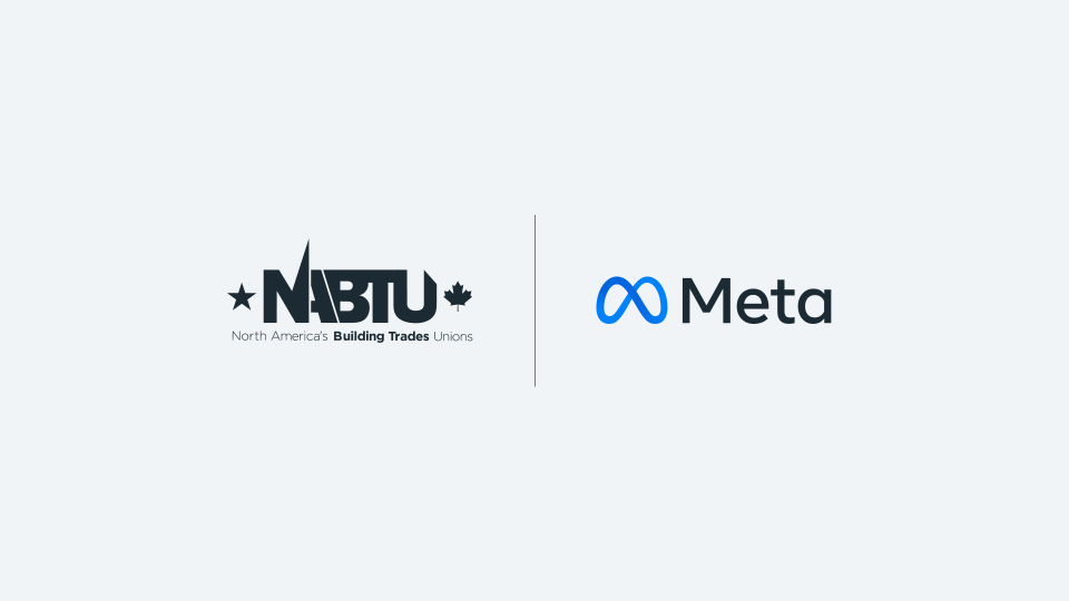 NABTU and Meta logos