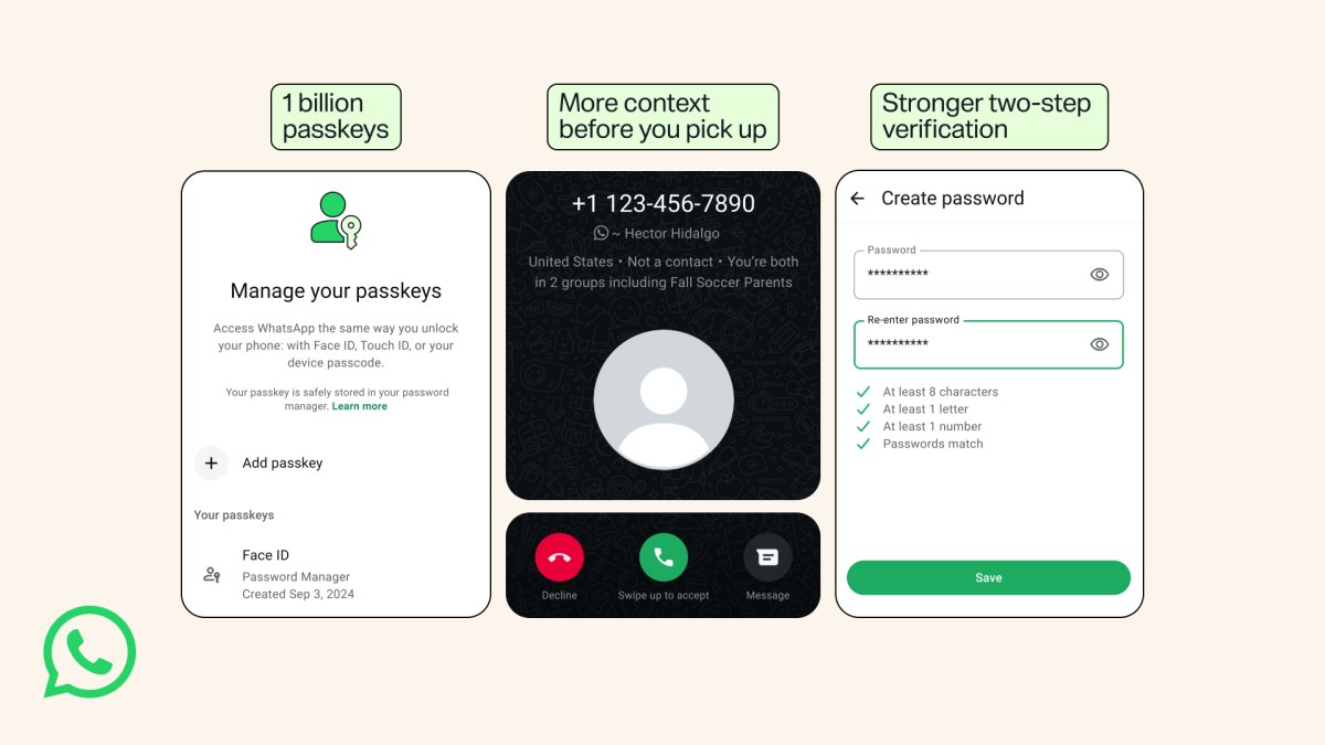New Account Security Features for WhatsApp