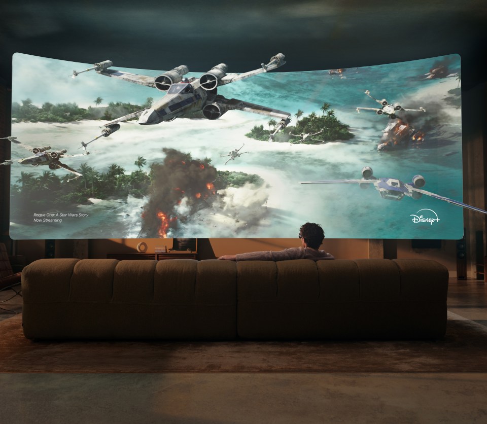 Image of person watching 3D movie