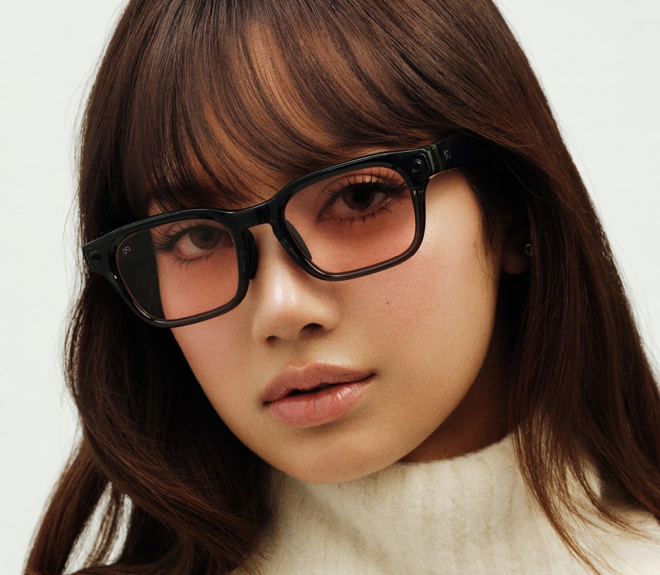 LISA wearing Meta glasses