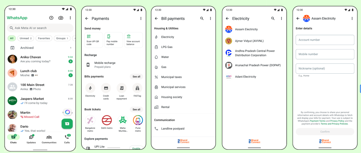 Launching Bill Payments in India, Helping People to Pay Everyday Household Bills Directly on WhatsApp