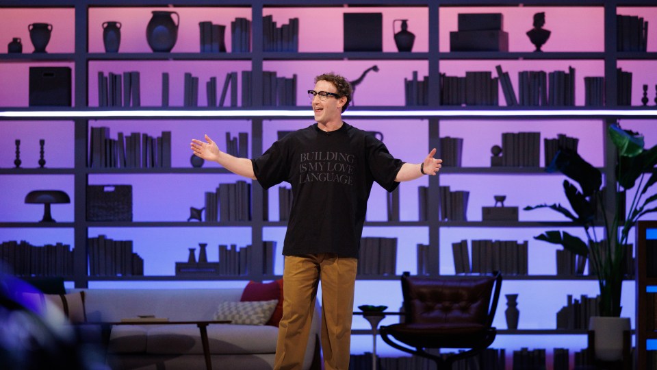 Mark Zuckerberg on stage at Connect 2026