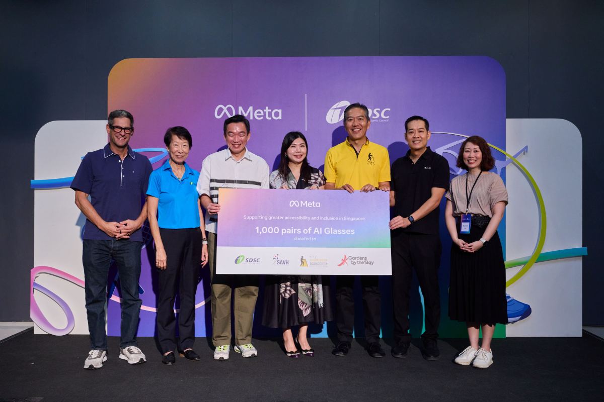 Meta Donates 1,000 AI Glasses to Singapore’s Disability Community