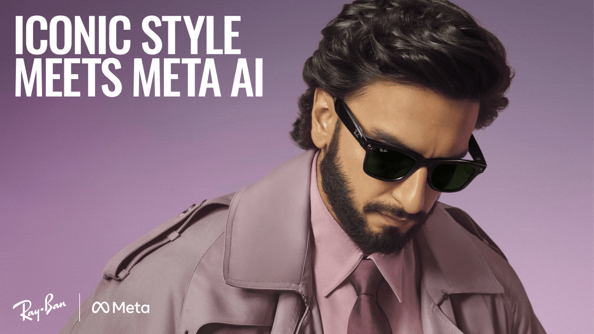Announcing Ranveer Singh as Brand Ambassador for Ray-Ban and Ray-Ban Meta in India along with Exciting New Updates to our AI Glasses